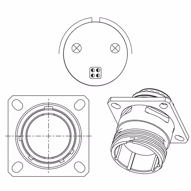 HV00RF37-56P Amphenol Aerospace Operations  Assemblages de connecteurs circulaires